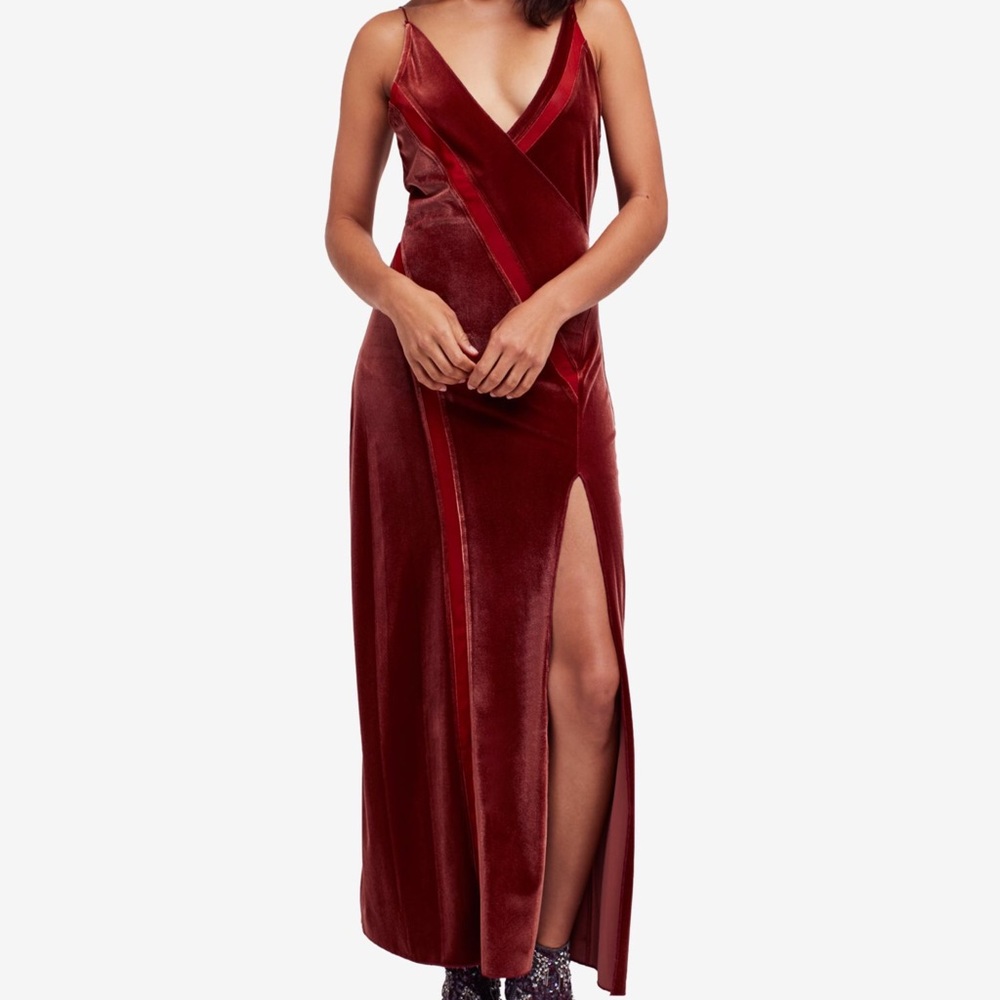 Free People Velvet Maxi Dress